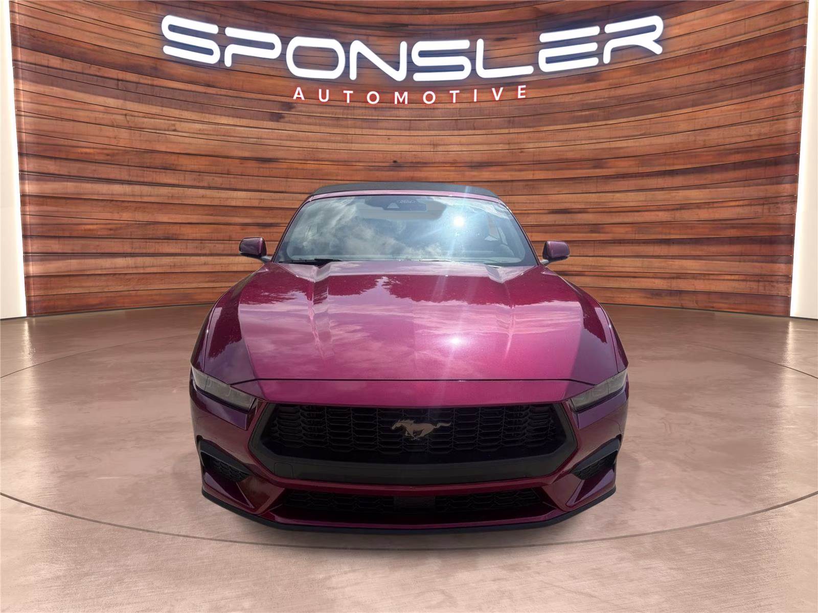 2026 Molten Magenta Metallic Tinted Clearcoat Ford Mustang EcoBoost Premium RWD Convertible