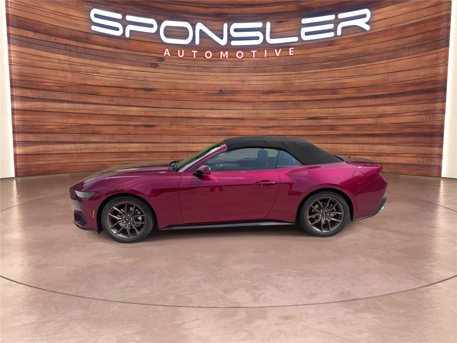 2026 Molten Magenta Metallic Tinted Clearcoat Ford Mustang EcoBoost Premium RWD Convertible