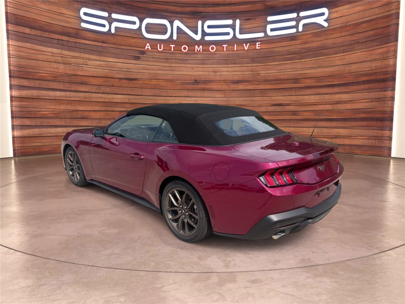 2026 Molten Magenta Metallic Tinted Clearcoat Ford Mustang EcoBoost Premium RWD Convertible
