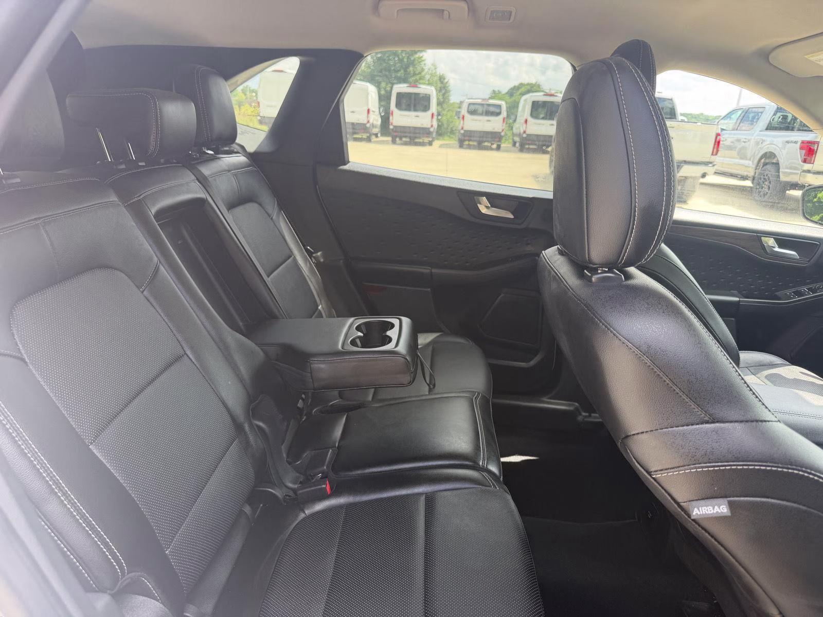 2020 Star White Metallic Tri-Coat Ford Escape Titanium AWD SUV