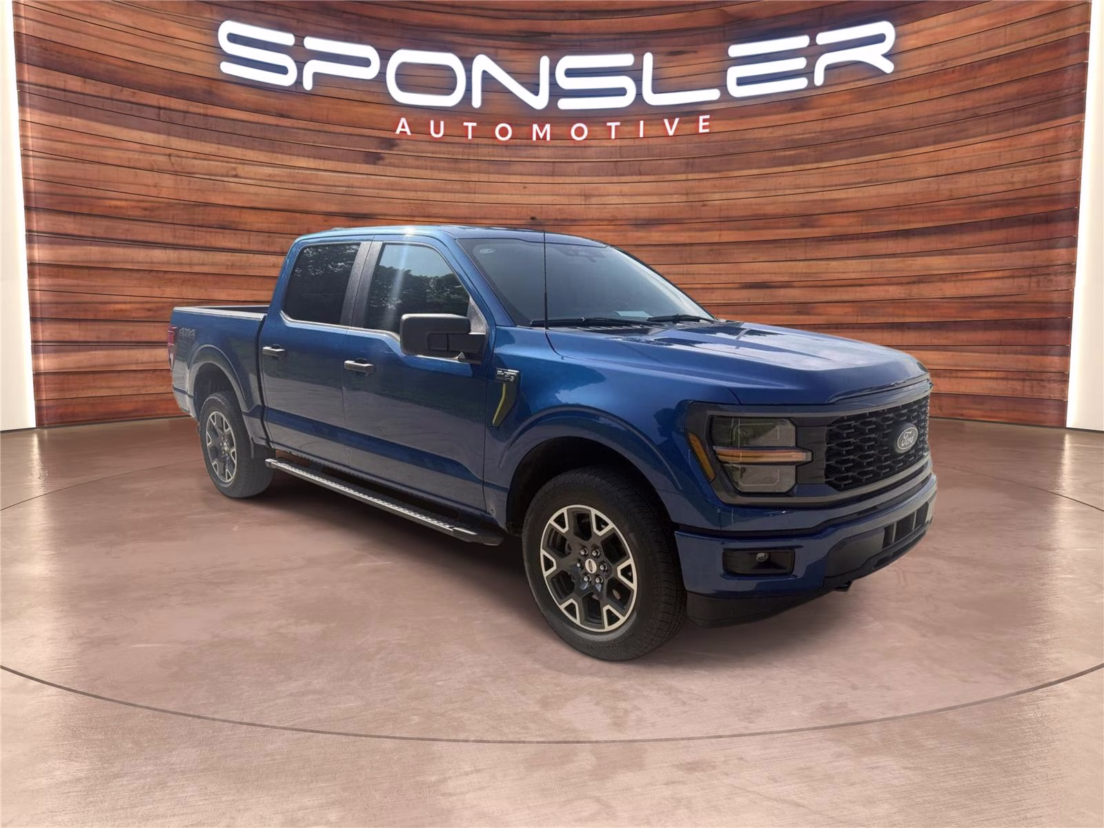 2024 Atlas Blue Ford F-150 STX 4X4 Truck