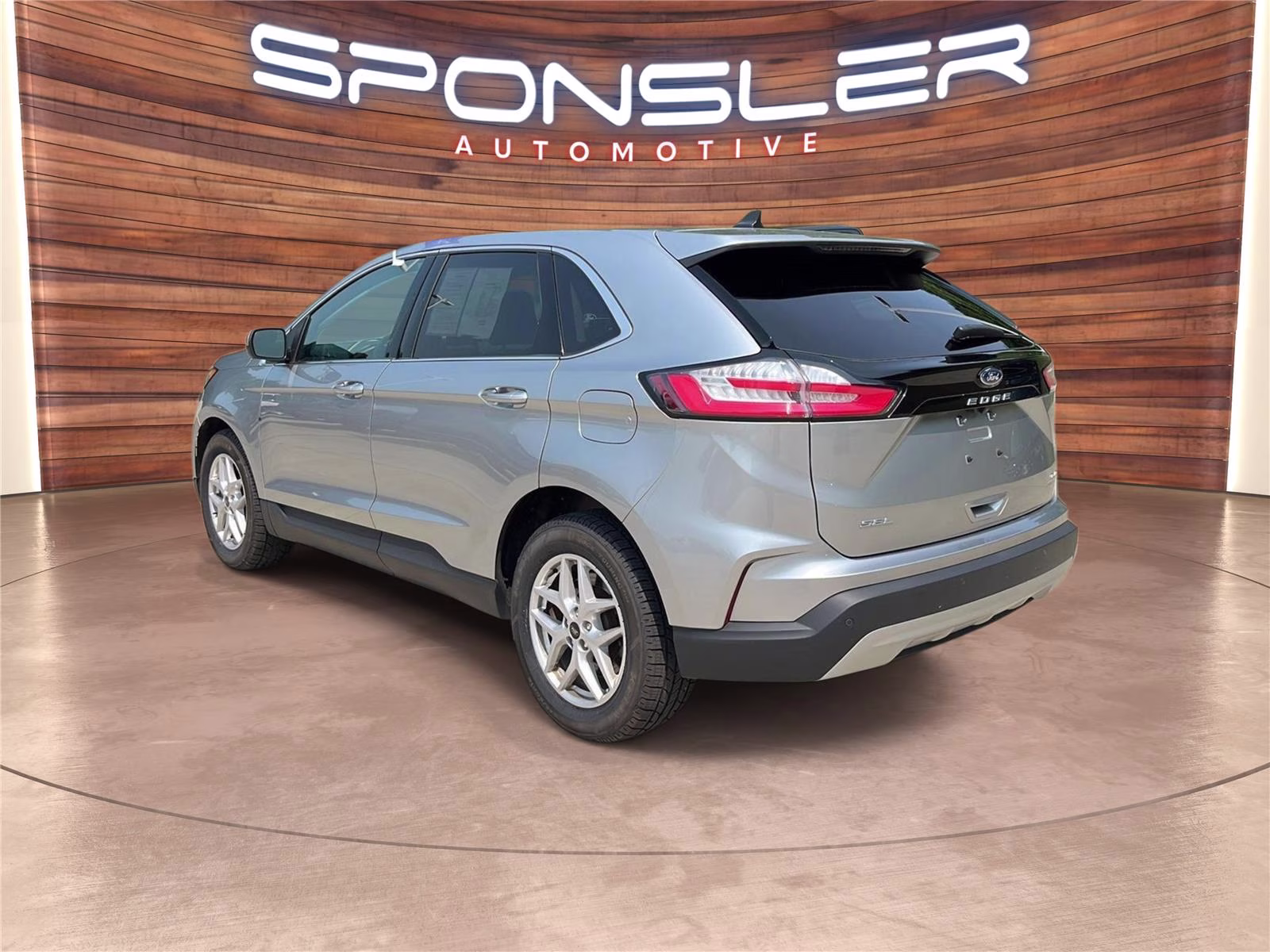 2023 Iconic Silver Ford Edge SEL AWD SUV