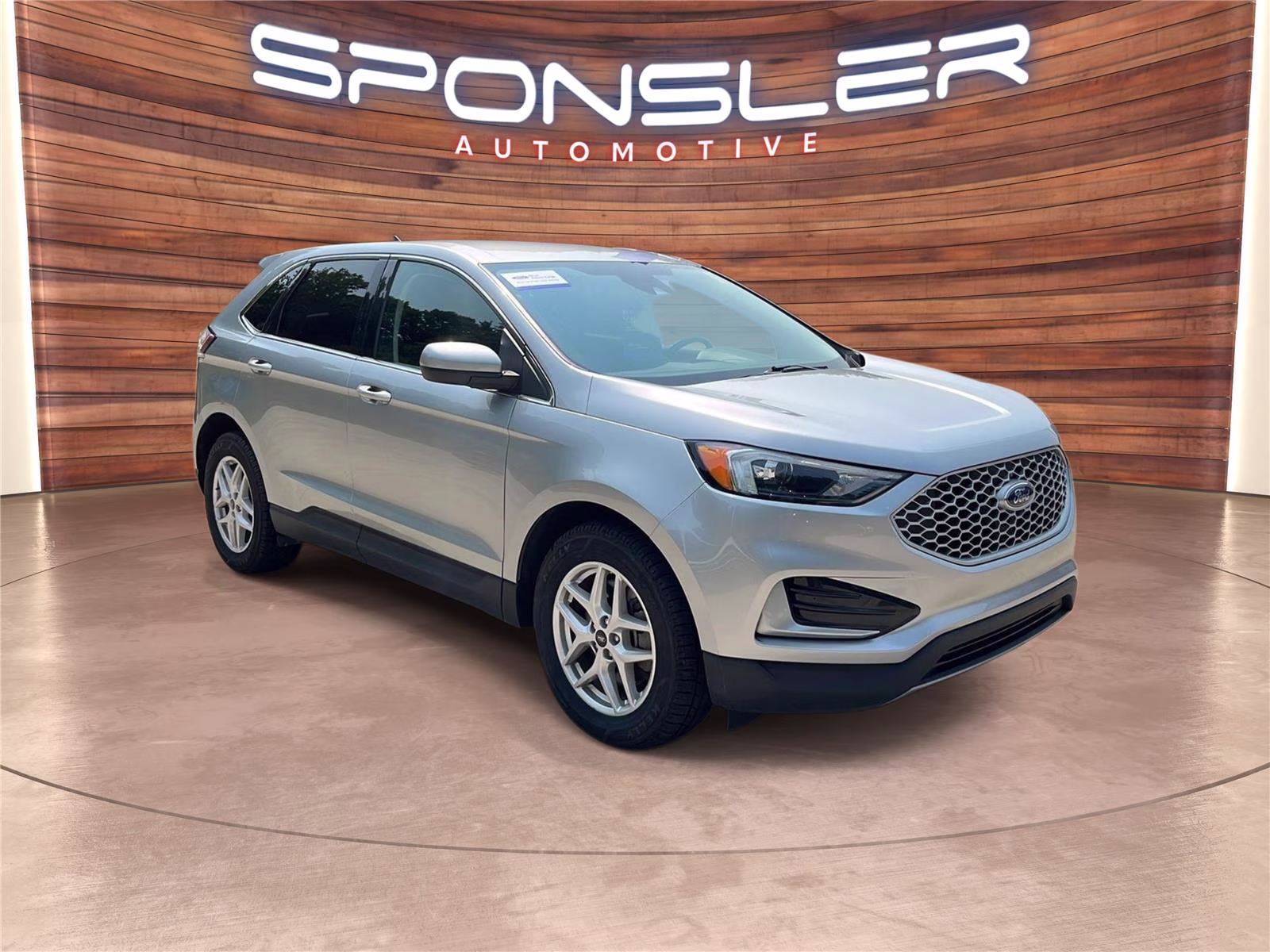 2023 Iconic Silver Ford Edge SEL AWD SUV