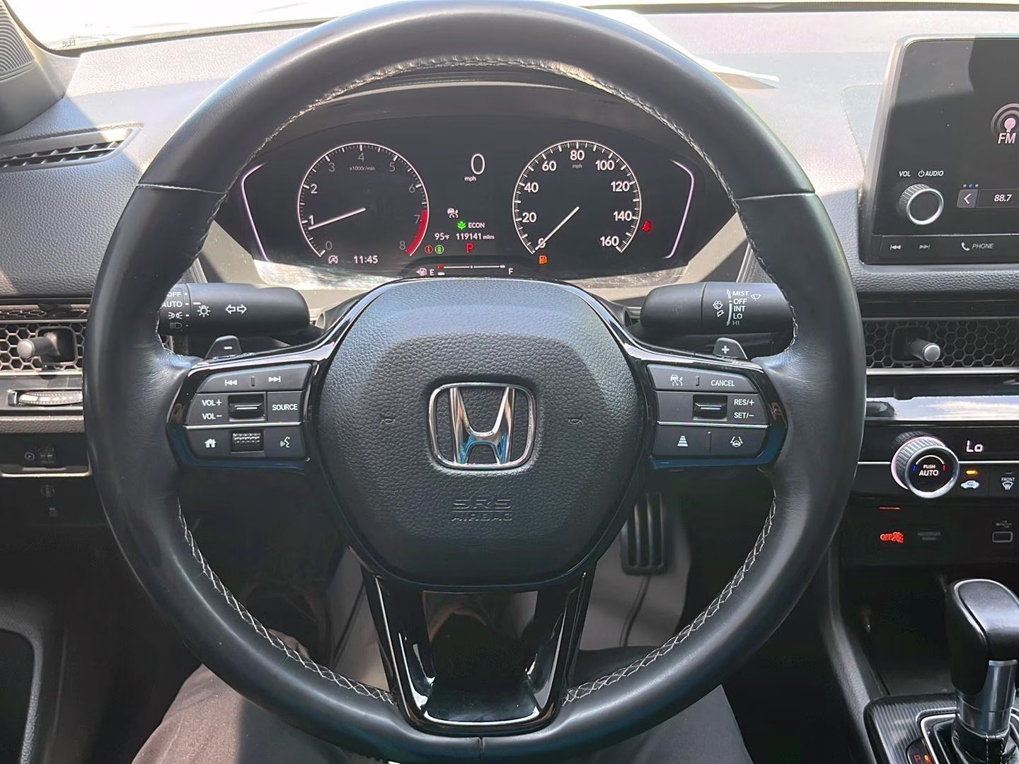 2022 Lunar Silver Metallic Honda Civic Sport FWD Sedan