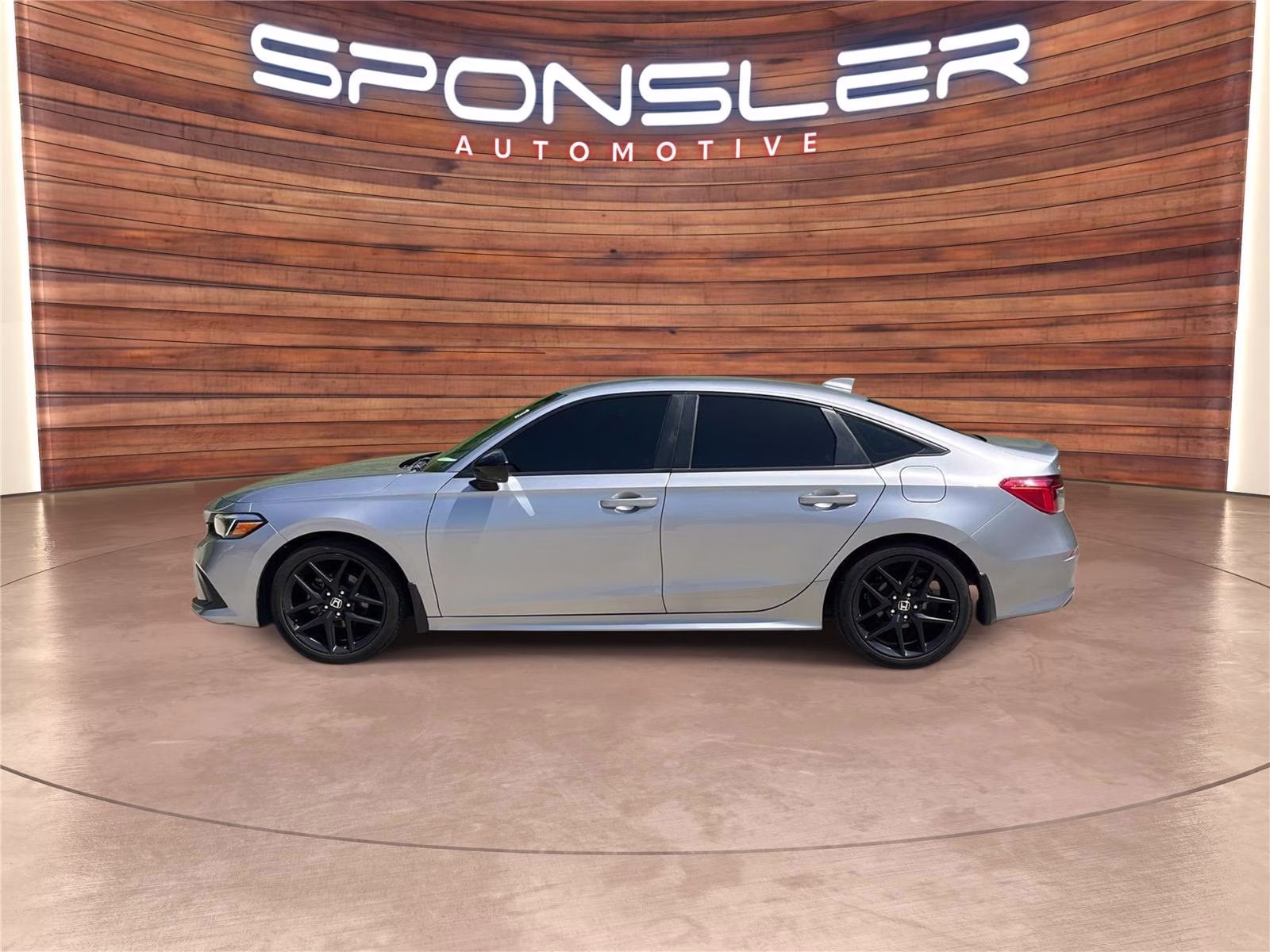 2022 Lunar Silver Metallic Honda Civic Sport FWD Sedan