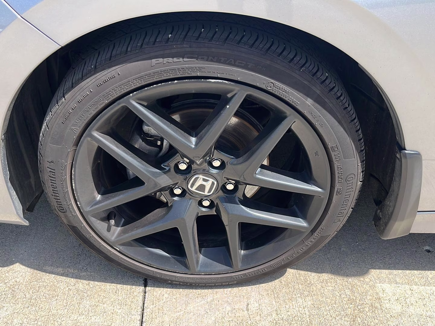 2022 Lunar Silver Metallic Honda Civic Sport FWD Sedan