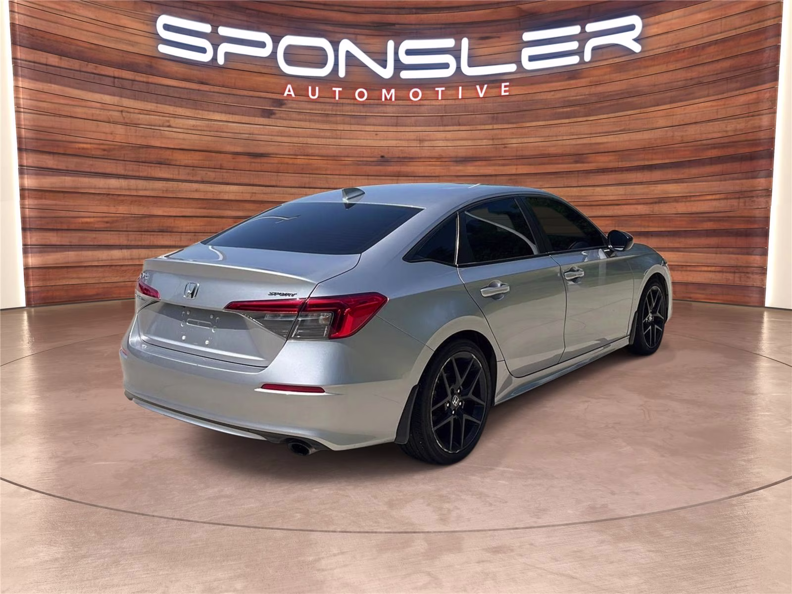 2022 Lunar Silver Metallic Honda Civic Sport FWD Sedan