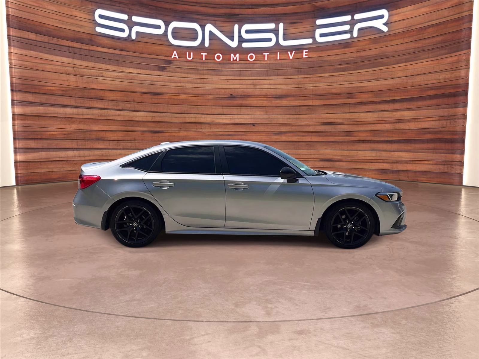 2022 Lunar Silver Metallic Honda Civic Sport FWD Sedan