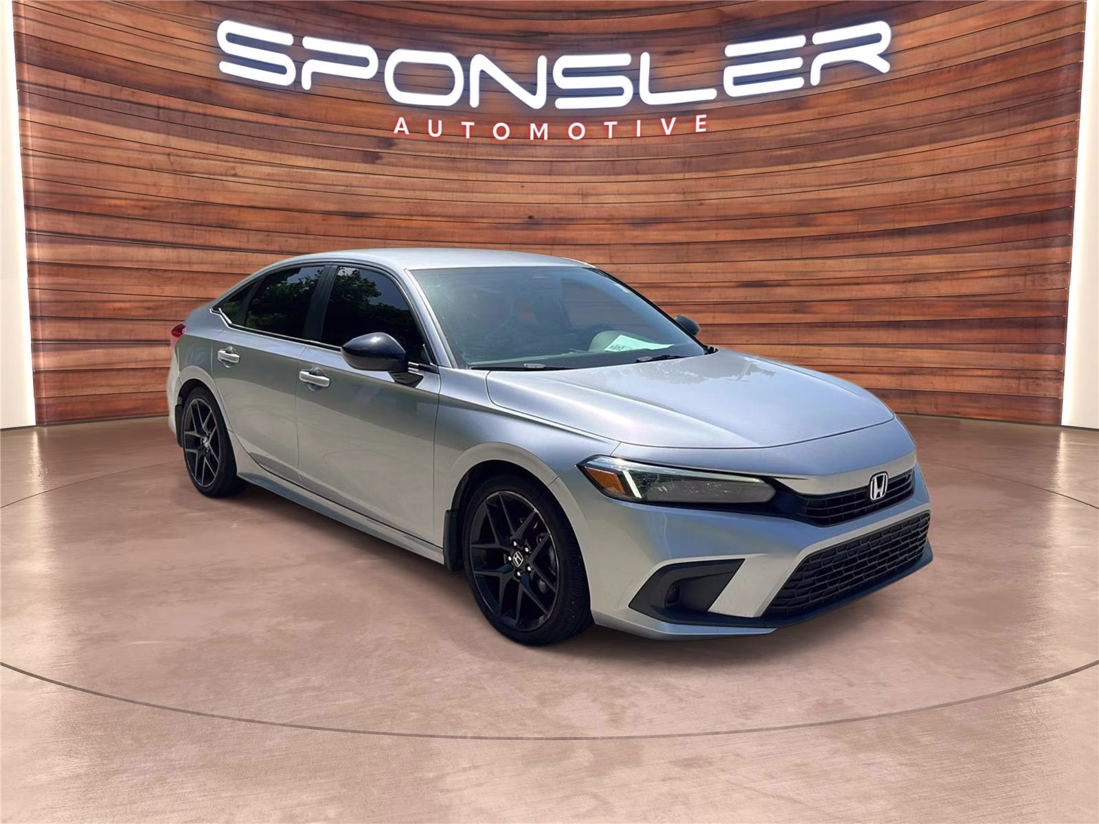 2022 Lunar Silver Metallic Honda Civic Sport FWD Sedan