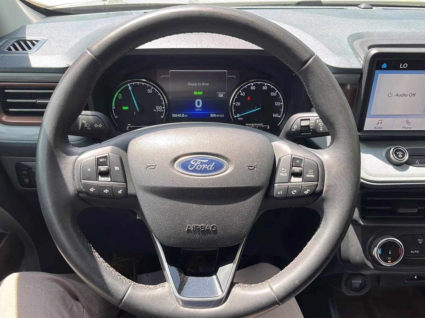2023 Cactus Gray Ford Maverick LARIAT FWD Truck