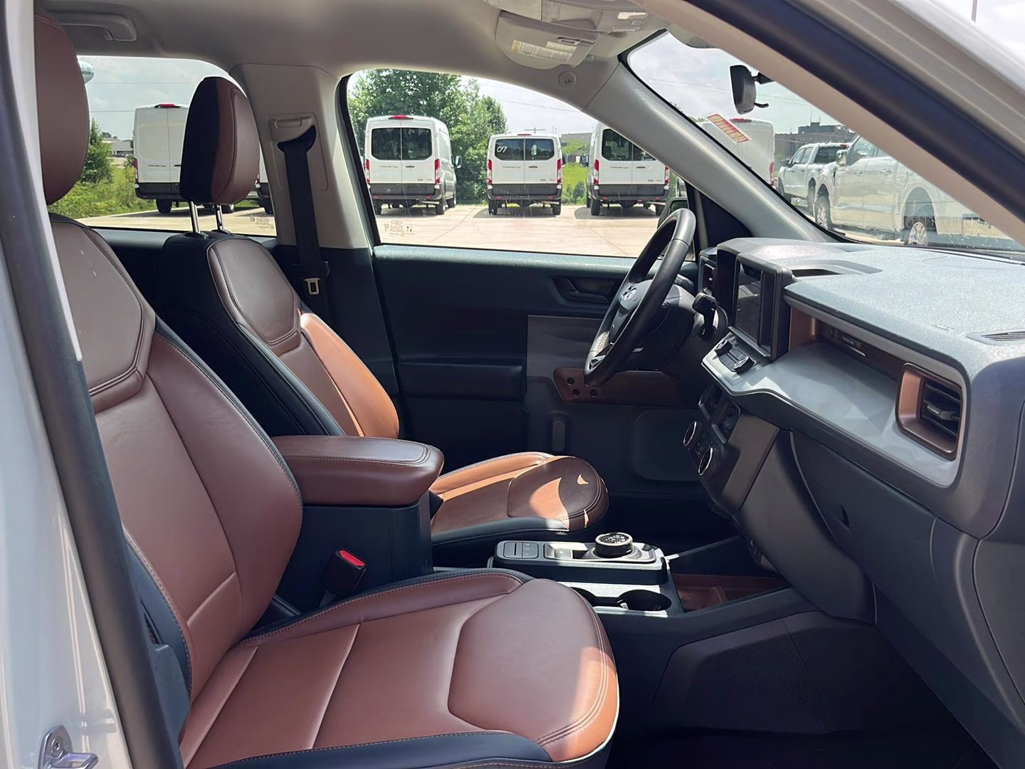 2023 Cactus Gray Ford Maverick LARIAT FWD Truck