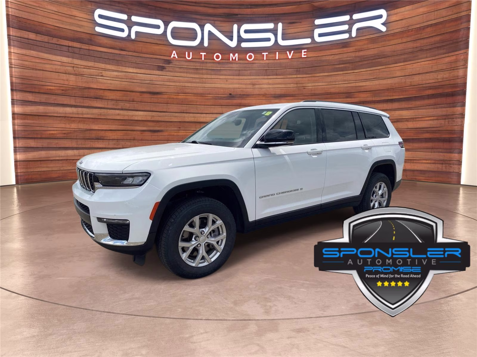 2023 Bright White Clearcoat Jeep Grand Cherokee L Limited 4X4 SUV