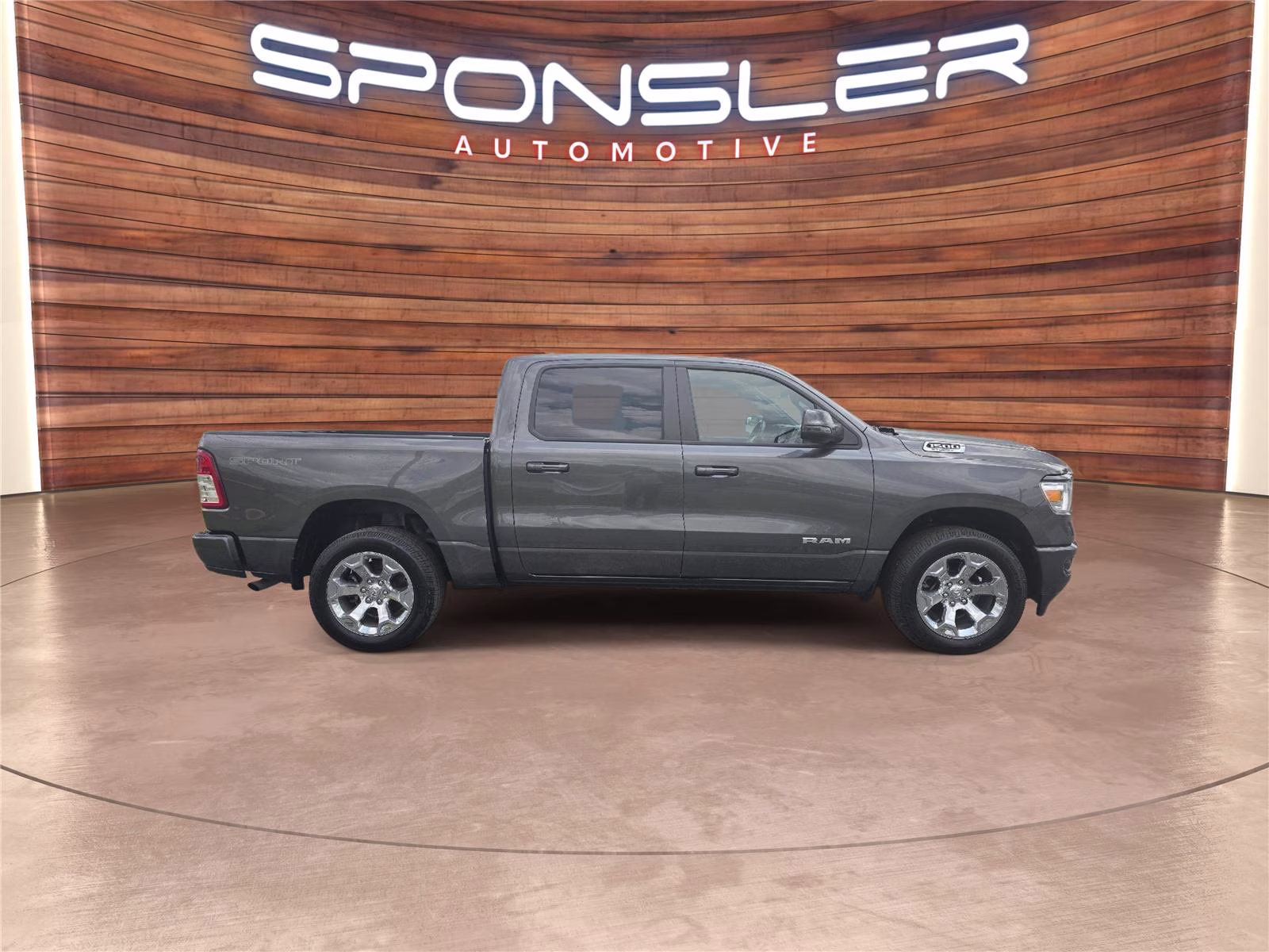 2023 Granite Crystal Metallic Clearcoat Ram 1500 Big Horn 4X4 Truck