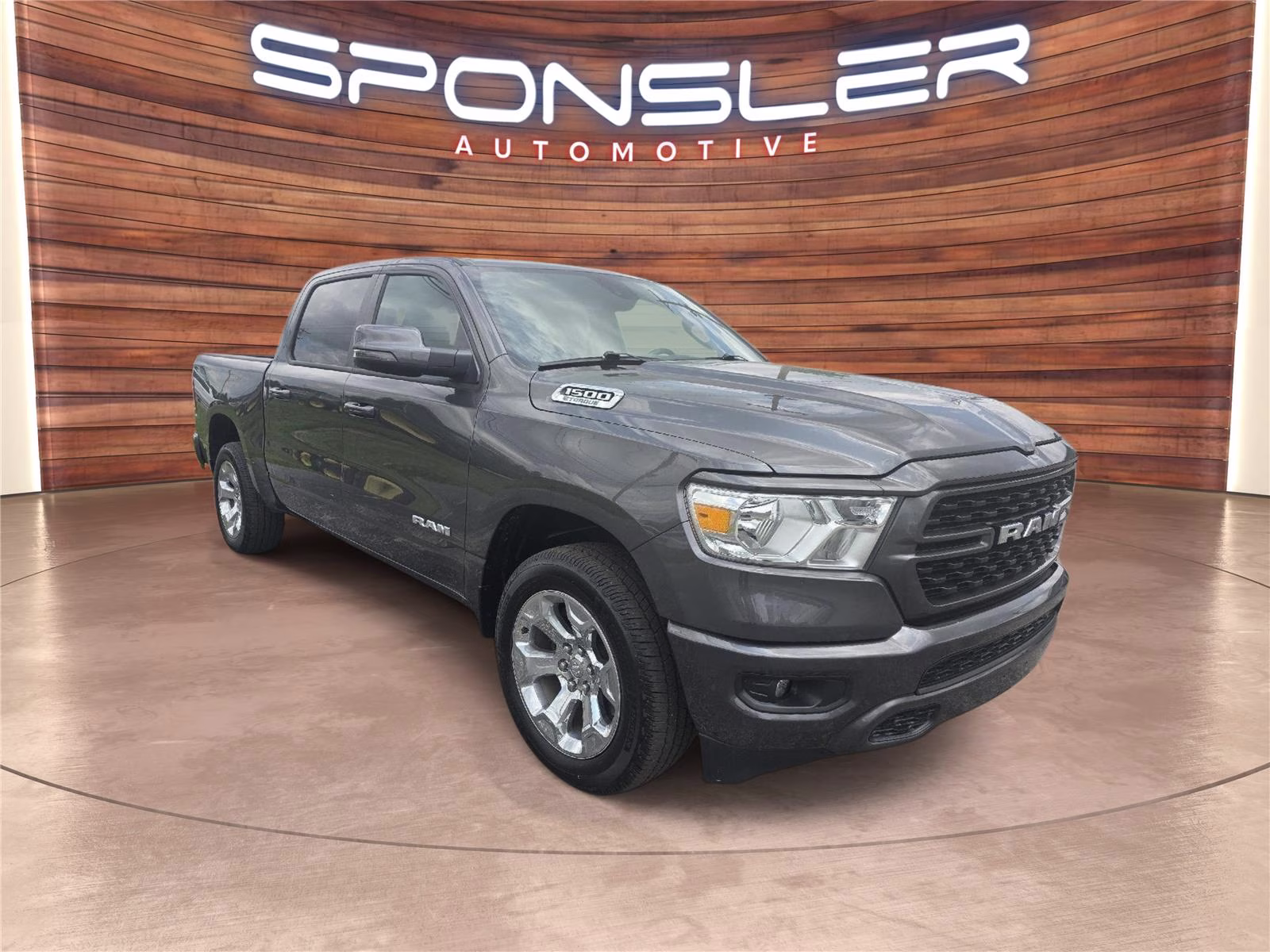 2023 Granite Crystal Metallic Clearcoat Ram 1500 Big Horn 4X4 Truck