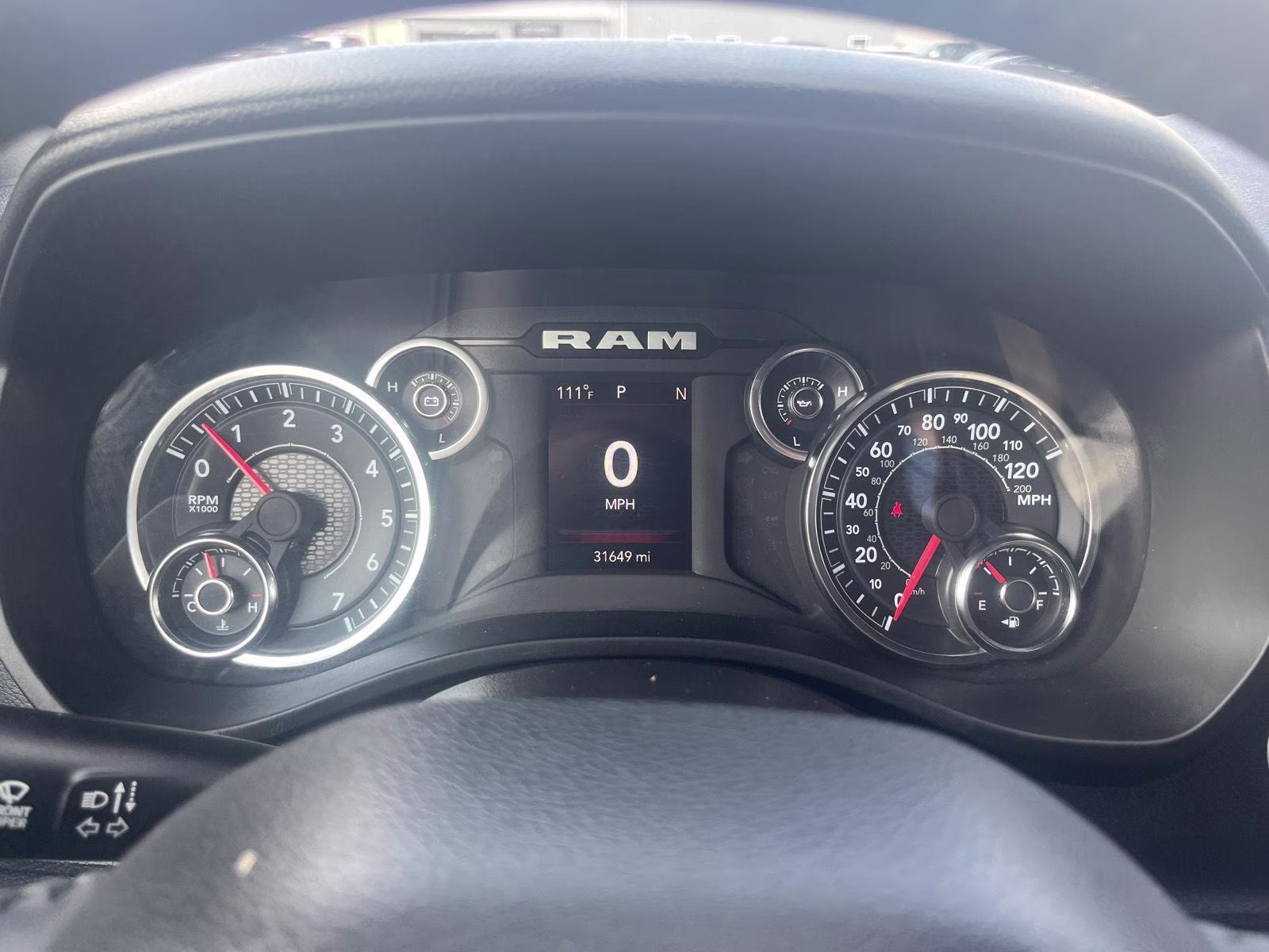 2023 Diamond Black Crystal Pearlcoat Ram 1500 Big Horn 4X4 Truck