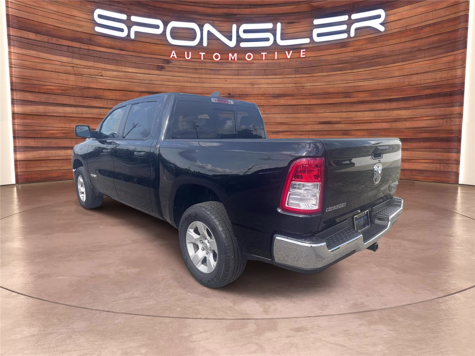 2023 Diamond Black Crystal Pearlcoat Ram 1500 Big Horn 4X4 Truck
