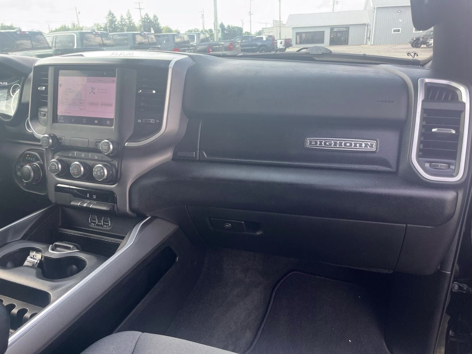 2023 Diamond Black Crystal Pearlcoat Ram 1500 Big Horn 4X4 Truck