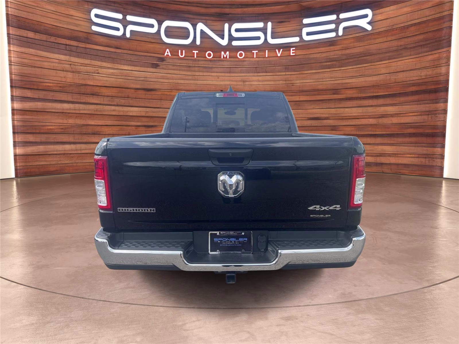 2023 Diamond Black Crystal Pearlcoat Ram 1500 Big Horn 4X4 Truck
