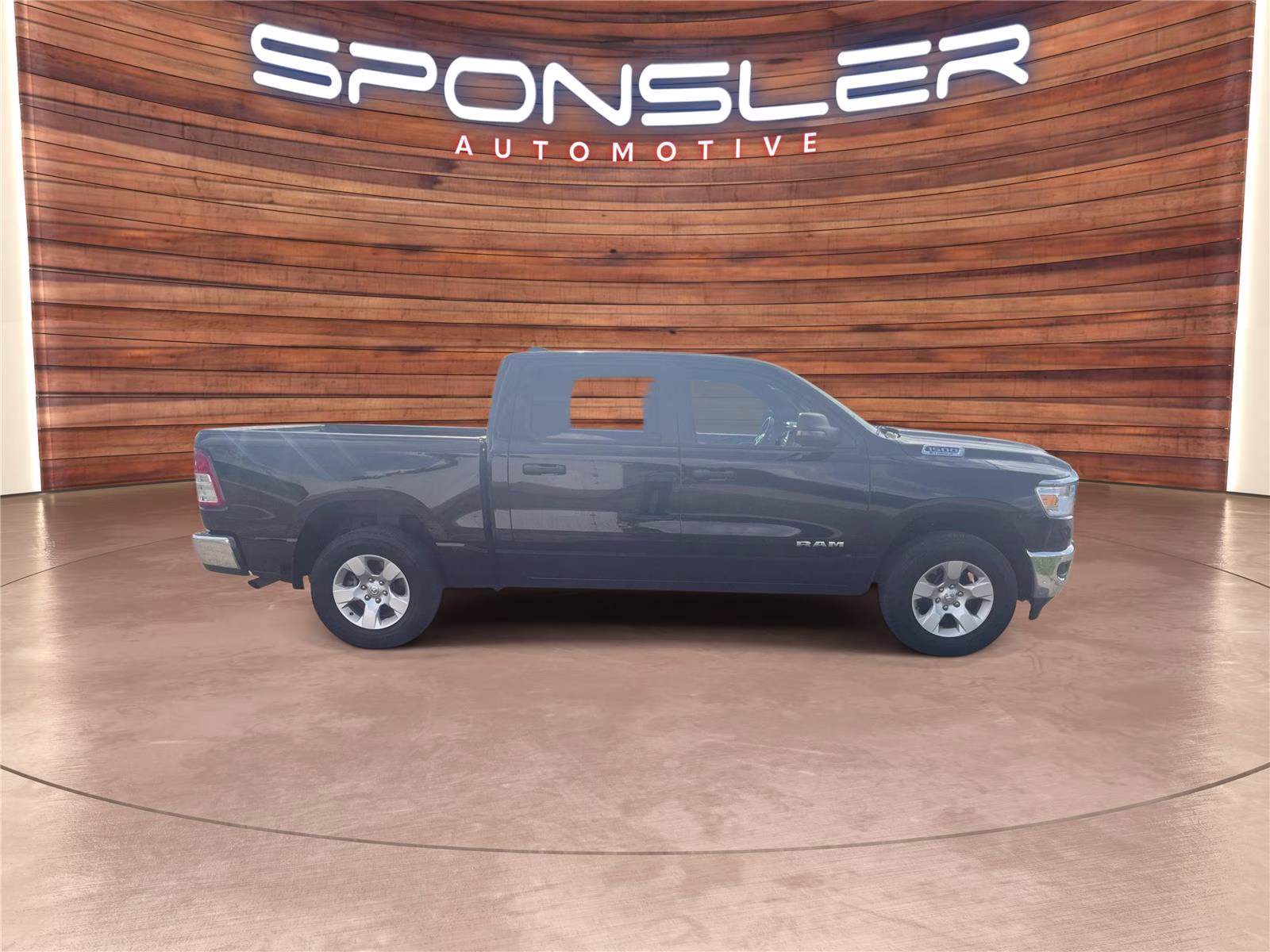 2023 Diamond Black Crystal Pearlcoat Ram 1500 Big Horn 4X4 Truck