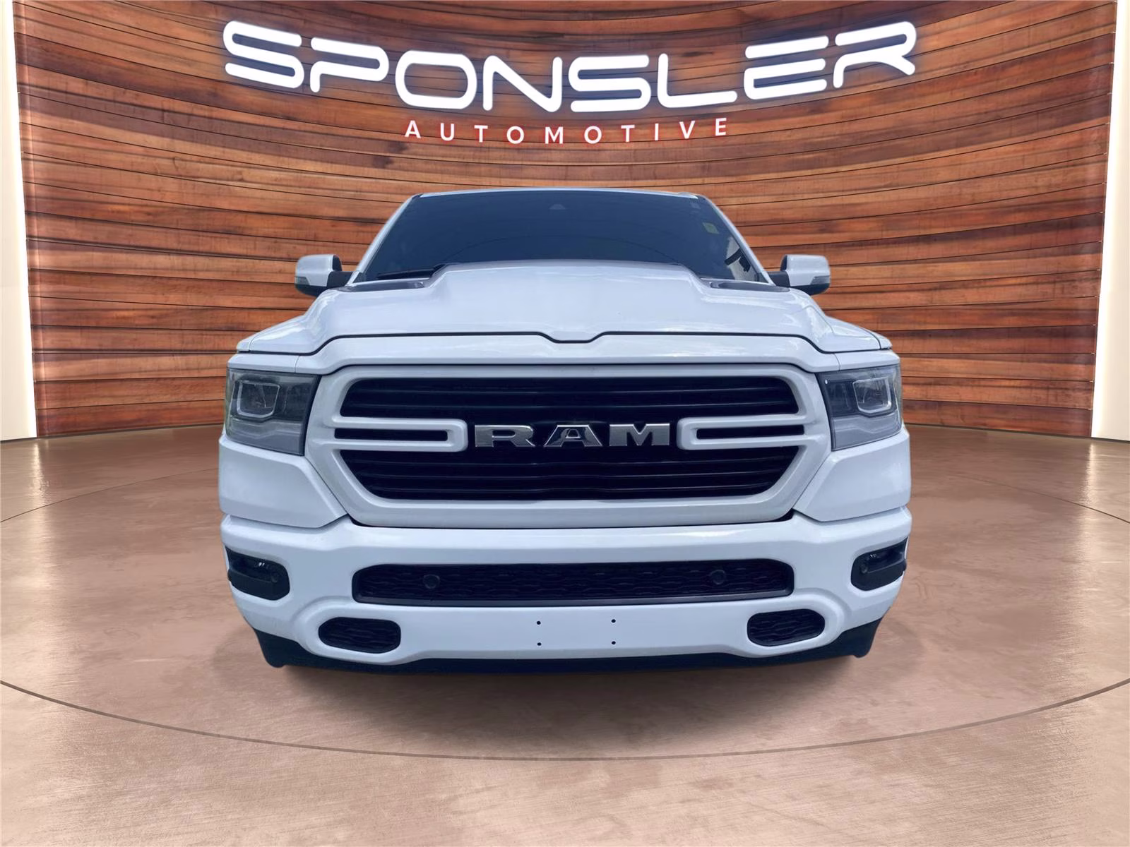 2023 Bright White Clearcoat Ram 1500 Laramie 4X4 Truck