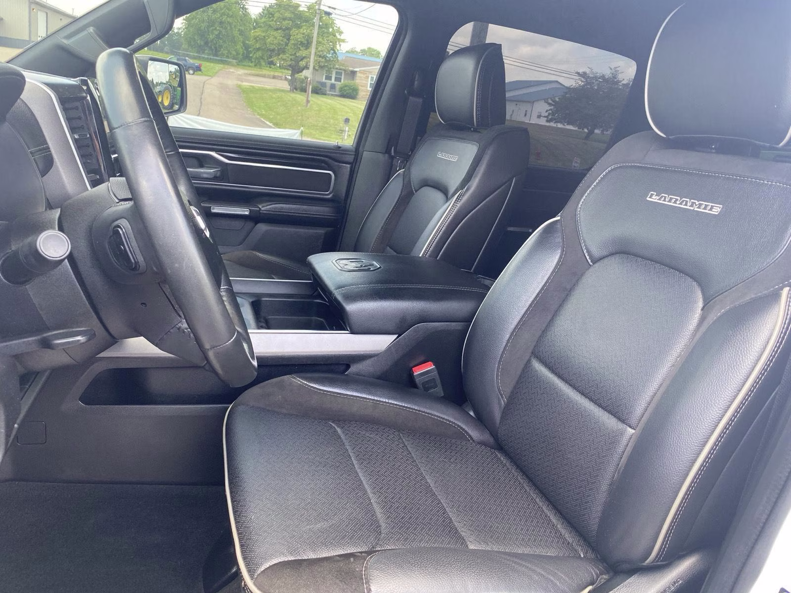2023 Bright White Clearcoat Ram 1500 Laramie 4X4 Truck