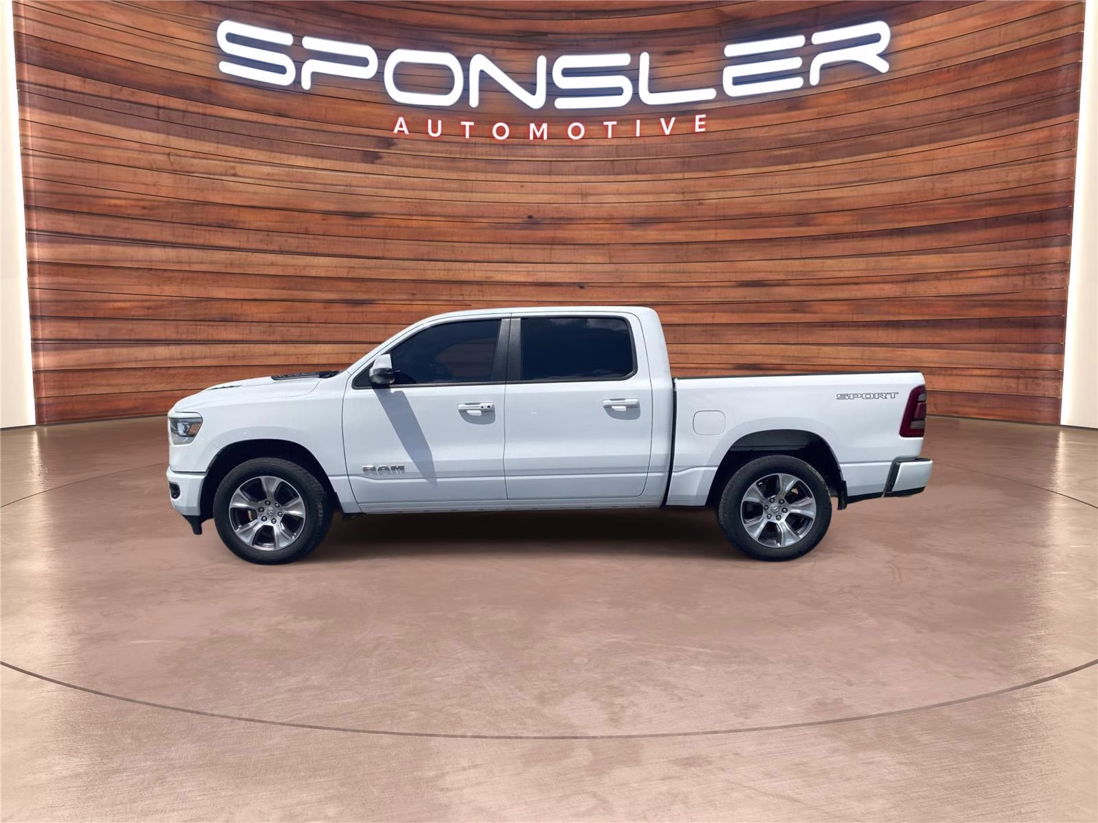 2023 Bright White Clearcoat Ram 1500 Laramie 4X4 Truck