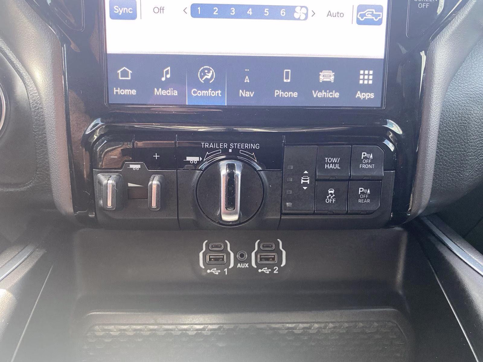 2023 Bright White Clearcoat Ram 1500 Laramie 4X4 Truck