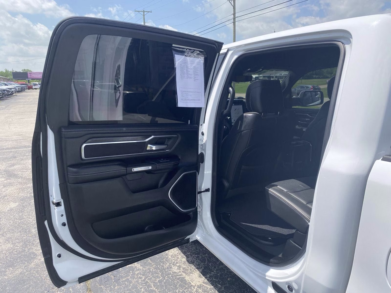 2023 Bright White Clearcoat Ram 1500 Laramie 4X4 Truck
