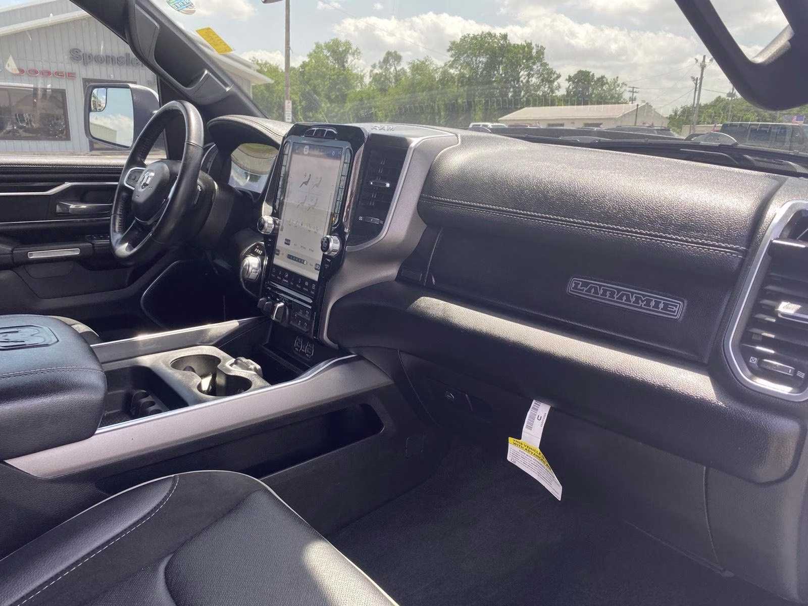 2023 Bright White Clearcoat Ram 1500 Laramie 4X4 Truck