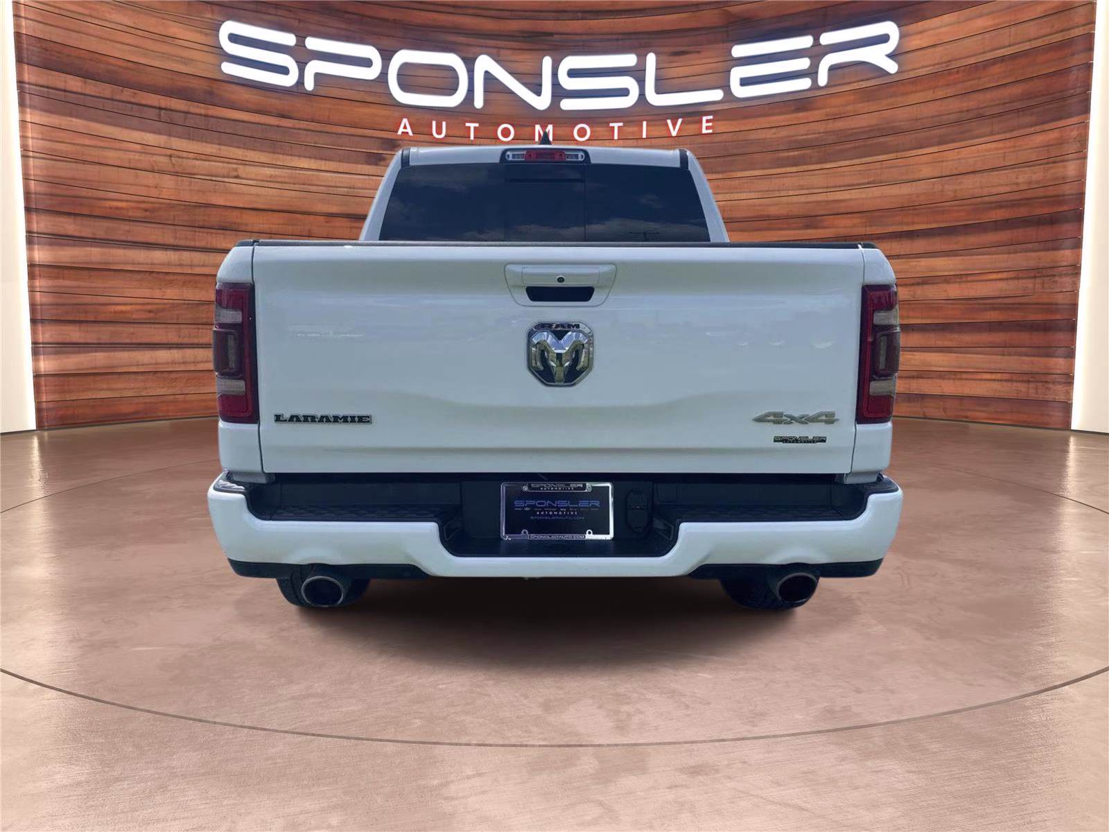 2023 Bright White Clearcoat Ram 1500 Laramie 4X4 Truck