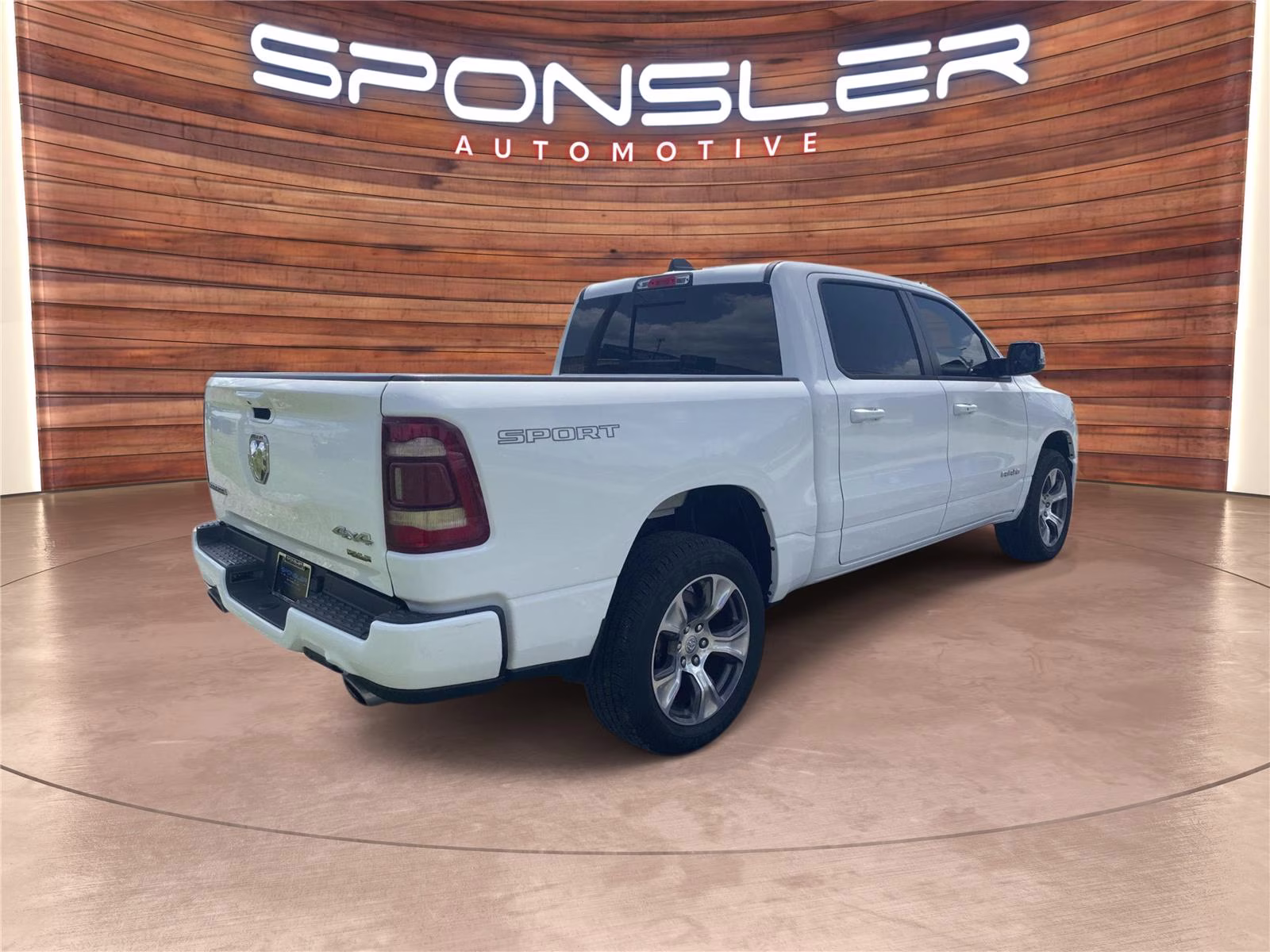 2023 Bright White Clearcoat Ram 1500 Laramie 4X4 Truck