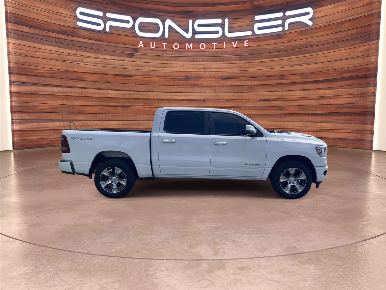 2023 Bright White Clearcoat Ram 1500 Laramie 4X4 Truck