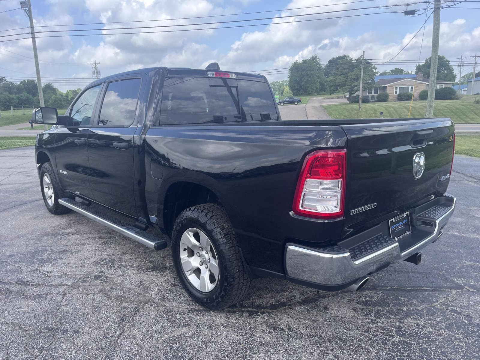 2023 Diamond Black Crystal Pearlcoat Ram 1500 Big Horn 4X4 Truck