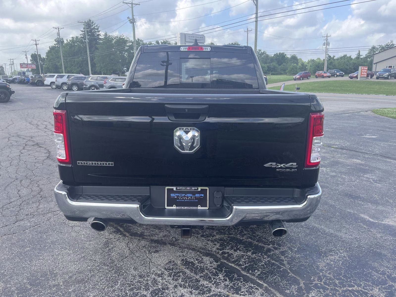 2023 Diamond Black Crystal Pearlcoat Ram 1500 Big Horn 4X4 Truck