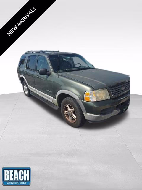 2002 Green Ford Explorer XLT 4X4 SUV
