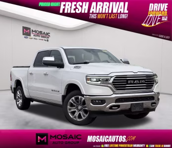 2022 Ivory White Tri-Coat Pearlcoat Ram 1500 Limited 4X4 Truck