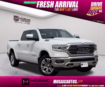 2022 Ivory White Tri-Coat Pearlcoat Ram 1500 Limited 4X4 Truck