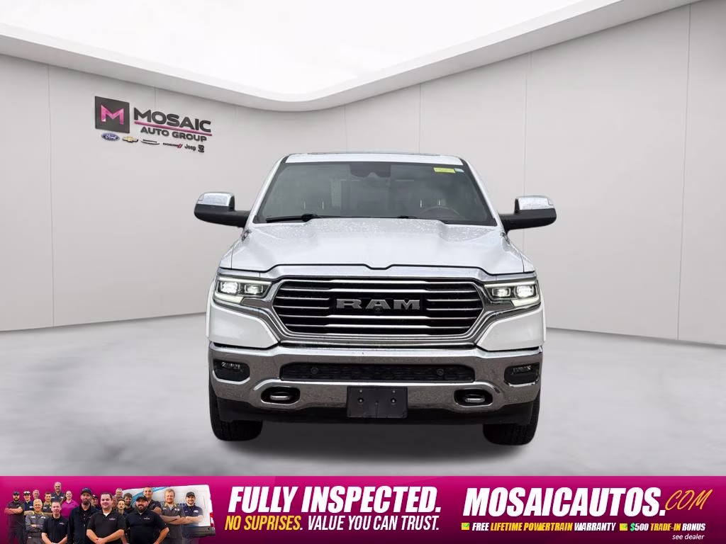 2022 Ivory White Tri-Coat Pearlcoat Ram 1500 Limited 4X4 Truck