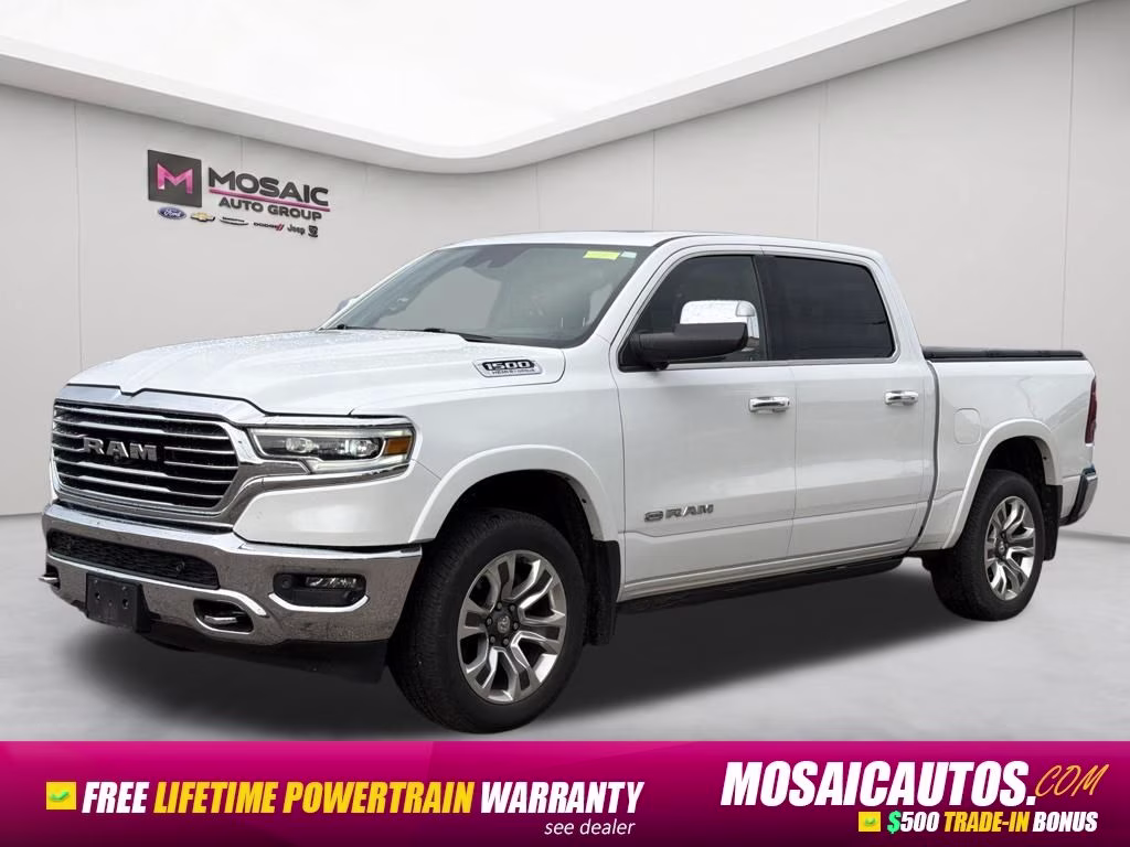 2022 Ivory White Tri-Coat Pearlcoat Ram 1500 Limited 4X4 Truck