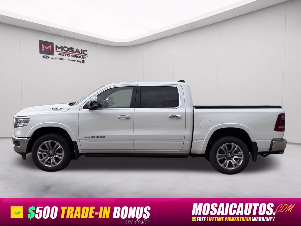 2022 Ivory White Tri-Coat Pearlcoat Ram 1500 Limited 4X4 Truck