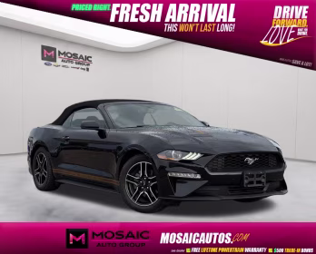 2020 Shadow Black Ford Mustang EcoBoost Premium RWD Convertible