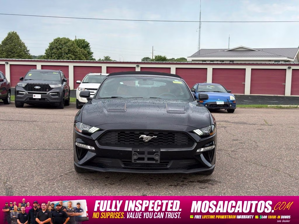 2020 Shadow Black Ford Mustang EcoBoost Premium RWD Convertible