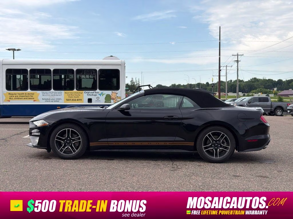 2020 Shadow Black Ford Mustang EcoBoost Premium RWD Convertible