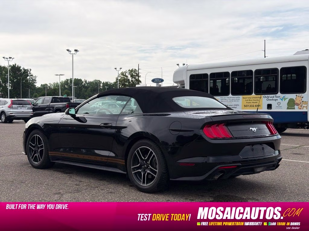 2020 Shadow Black Ford Mustang EcoBoost Premium RWD Convertible