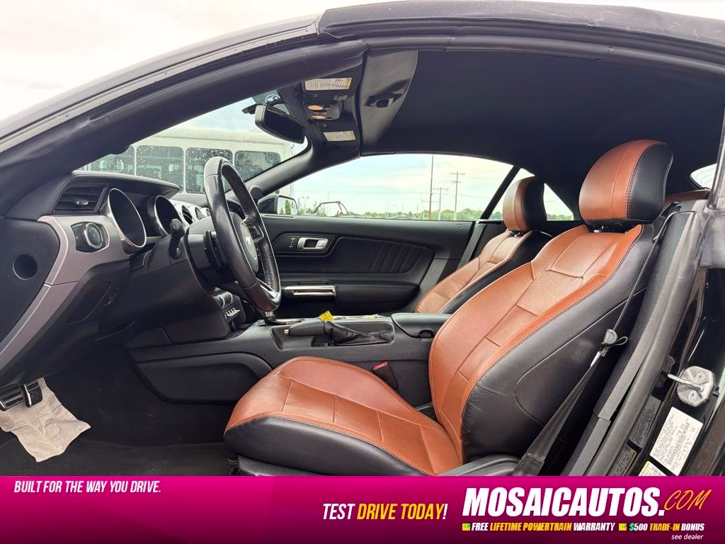 2020 Shadow Black Ford Mustang EcoBoost Premium RWD Convertible