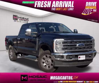 2024 Blue Metallic Ford Super Duty F-250 SRW Lariat 4X4 Truck