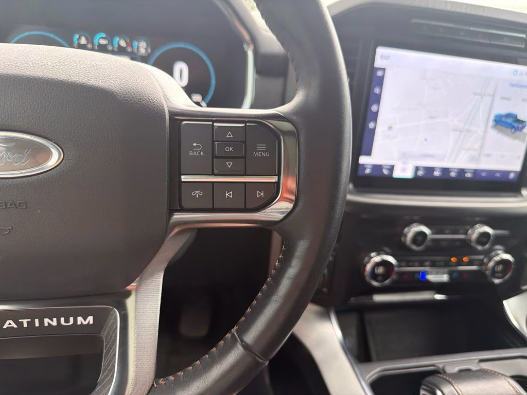 2021 Blue Metallic Ford F-150 Platinum 4X4 Truck