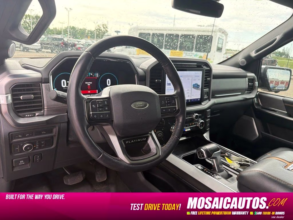 2021 Blue Metallic Ford F-150 Platinum 4X4 Truck
