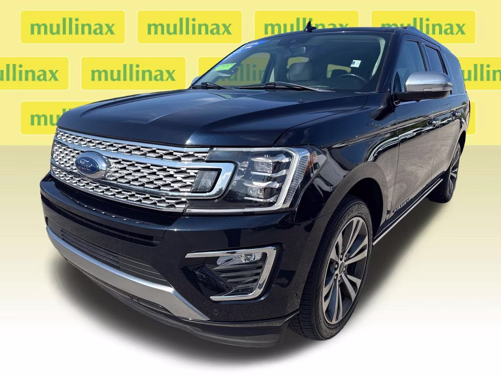 2021 Antimatter Blue Metallic Ford Expedition Max Platinum RWD SUV