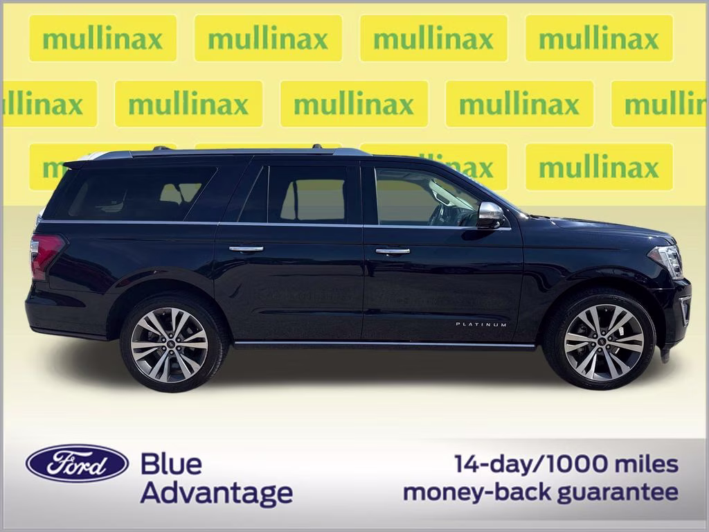 2021 Antimatter Blue Metallic Ford Expedition Max Platinum RWD SUV